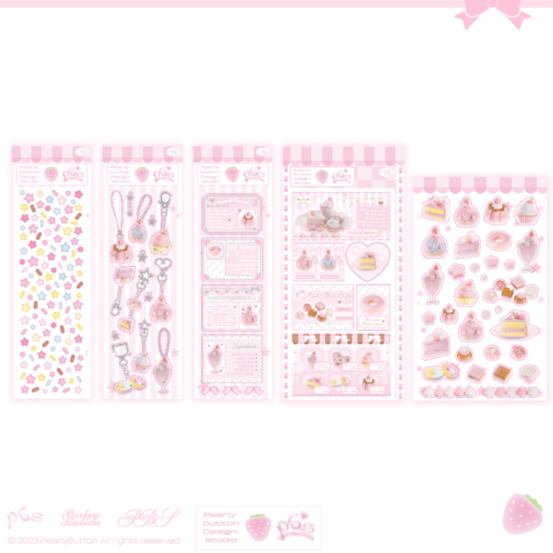 Pearly Button Sweet Bakery Sticker Pack