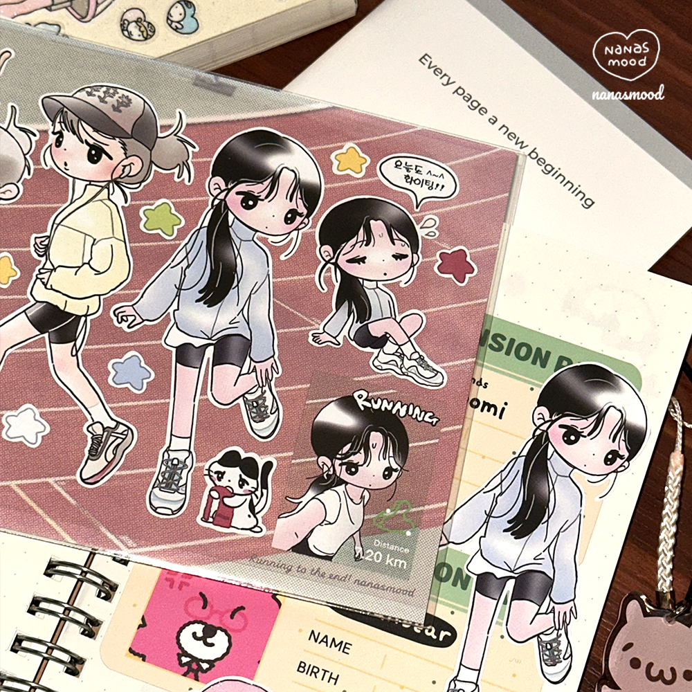 Nanasmood Running Club Sticker
