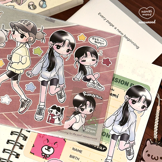 Nanasmood Running Club Sticker