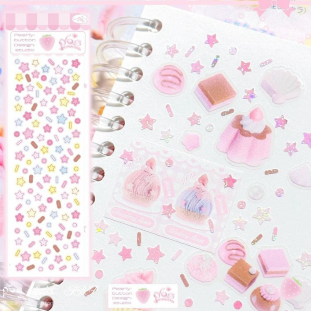 Pearly Button Sweets Sprinkle Sticker – AsterliaStudio By Sonya