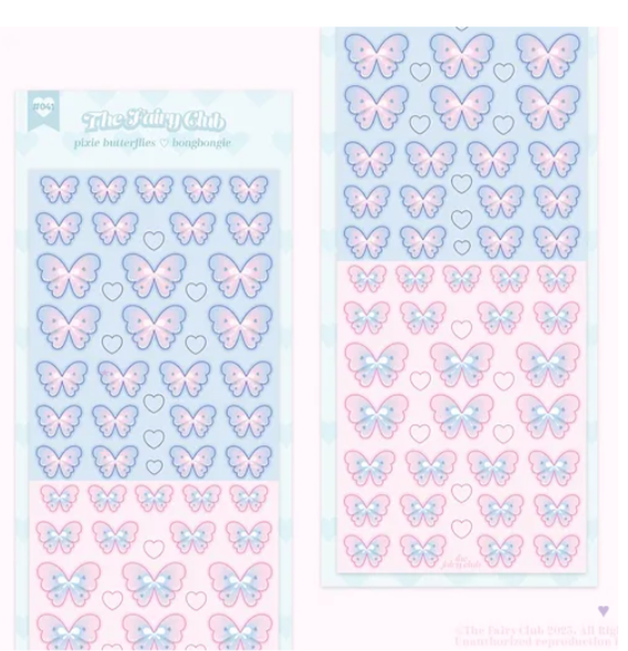 thefairyclub Pixie Butterflies ♥︎ Bongbongie sticker