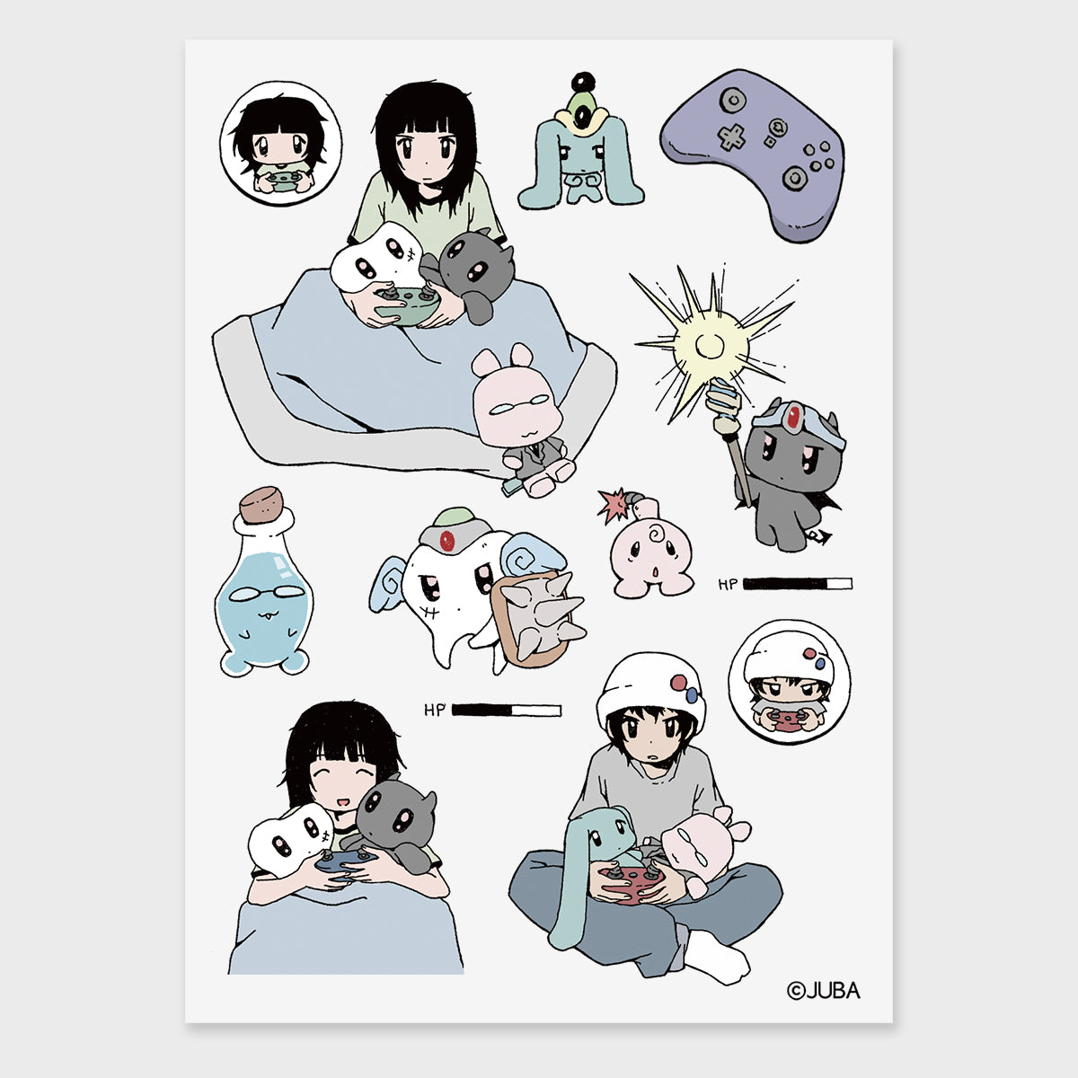 Juba Video Game Sticker