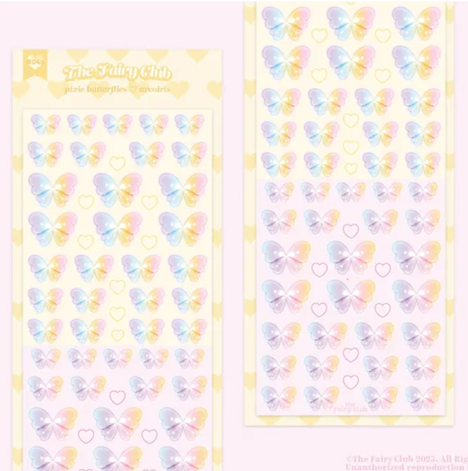 thefairyclubPixie Butterflies ♥︎ Arcoiris sticker