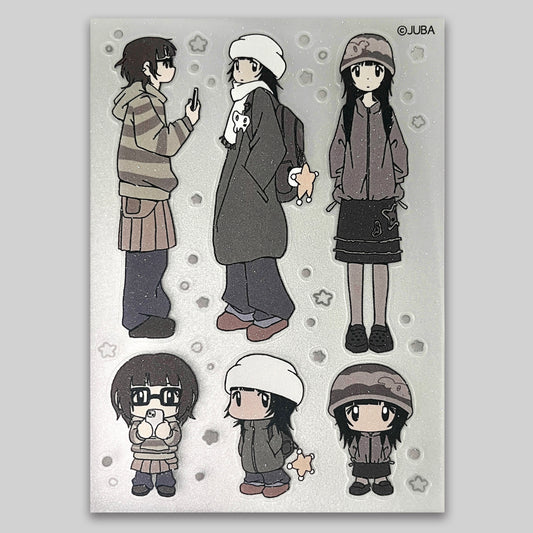 Juba Winter Girl Sticker