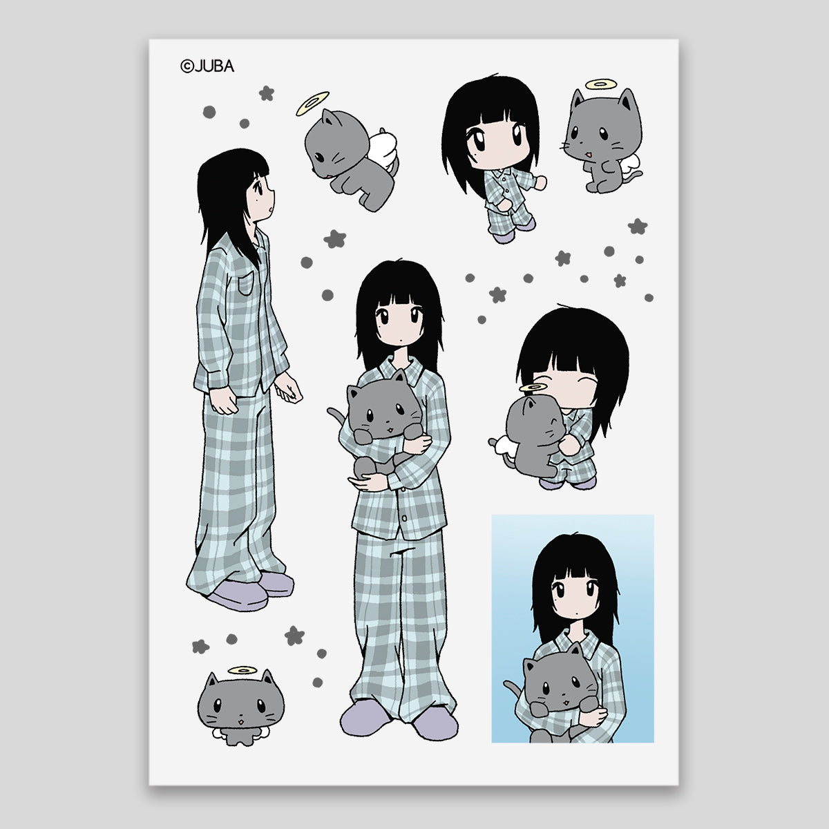 Juba Reunion Glitter Clear Cat Ver Sticker