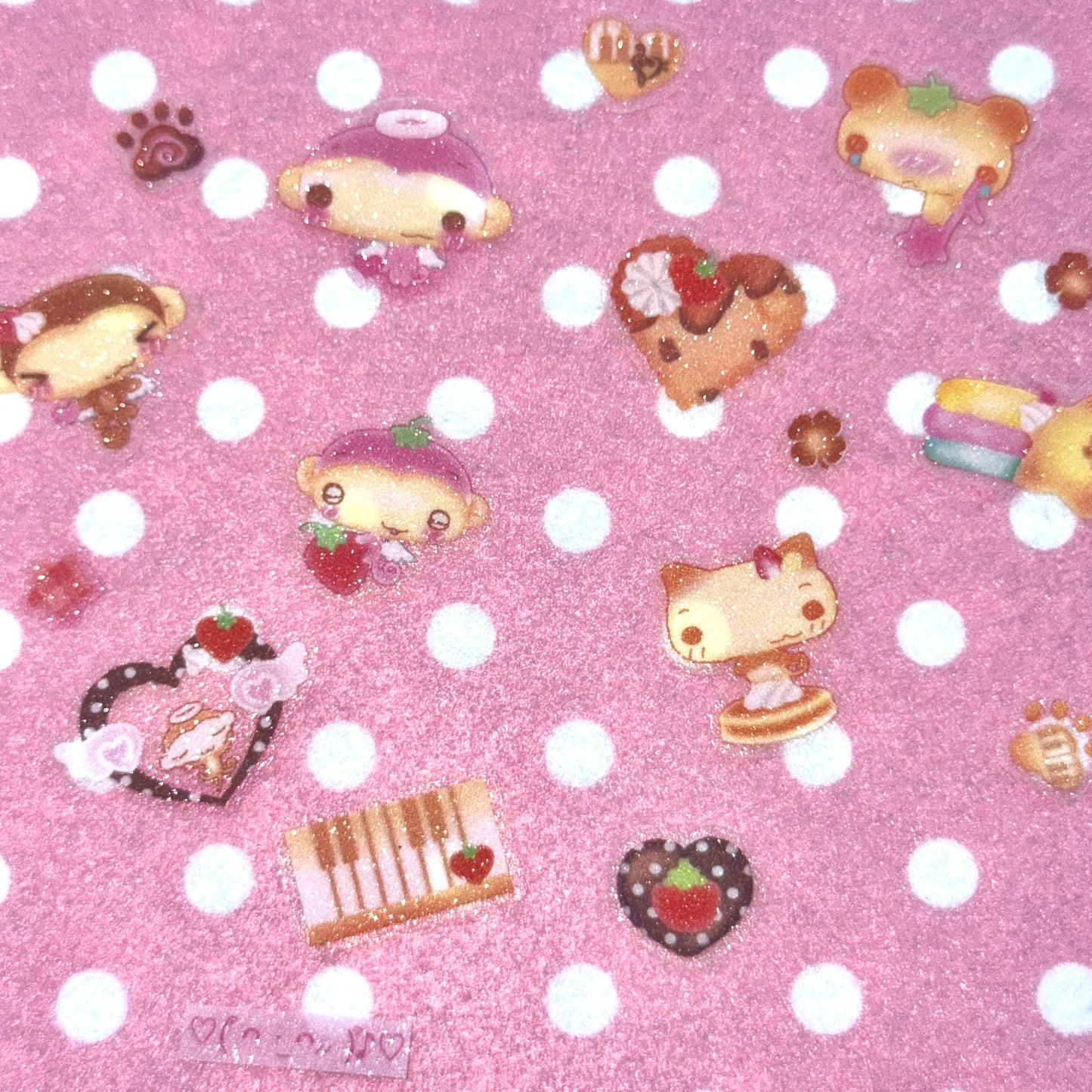 Happy Nyang Day Love Cookie Kiss-Cut Tape