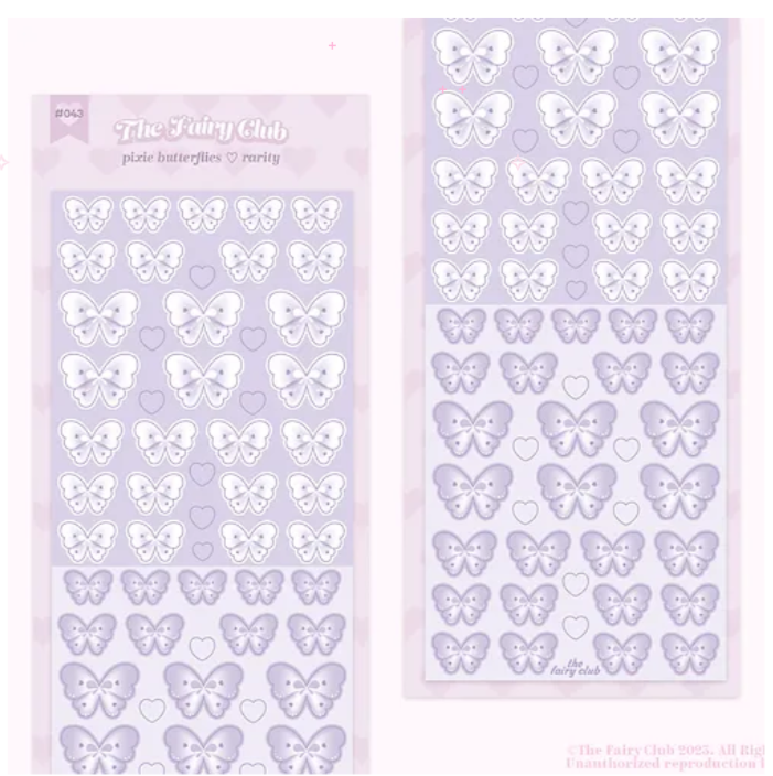 thefairyclub Pixie Butterflies ♥︎ Rarity sticker