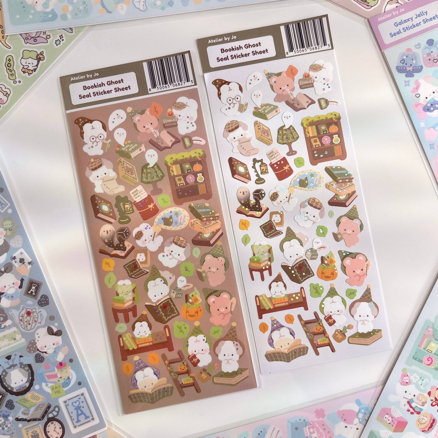 Atelier by Jo Bookish Ghost Deco Sticker Sheet