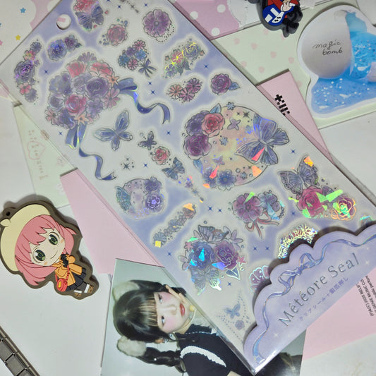 Kamio Meteore Flower Seal Sticker