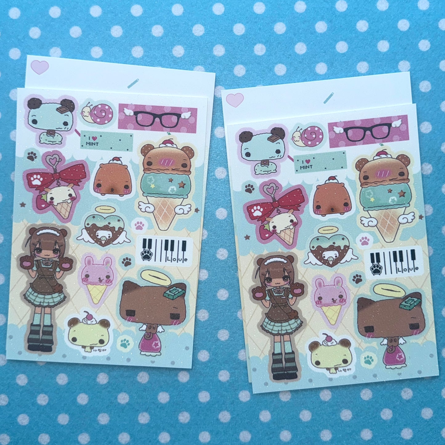 Happy Nyang Day Mint Chocolate Sticker