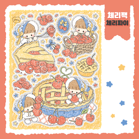 pre-order Cotton Danchoo cherry pie Sticker