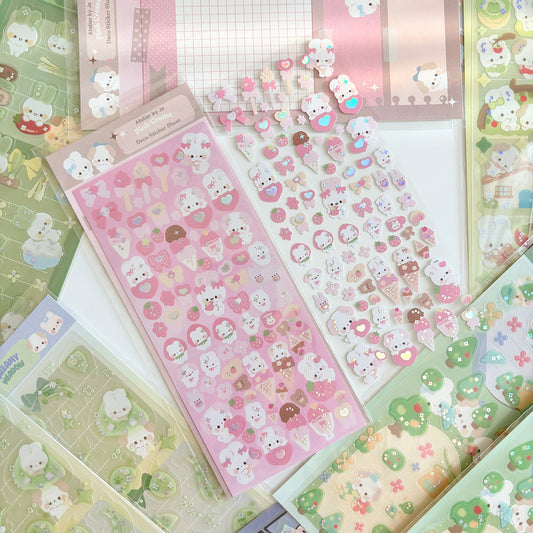 Atelier by Jo Pink Creme Deco Sticker Sheet