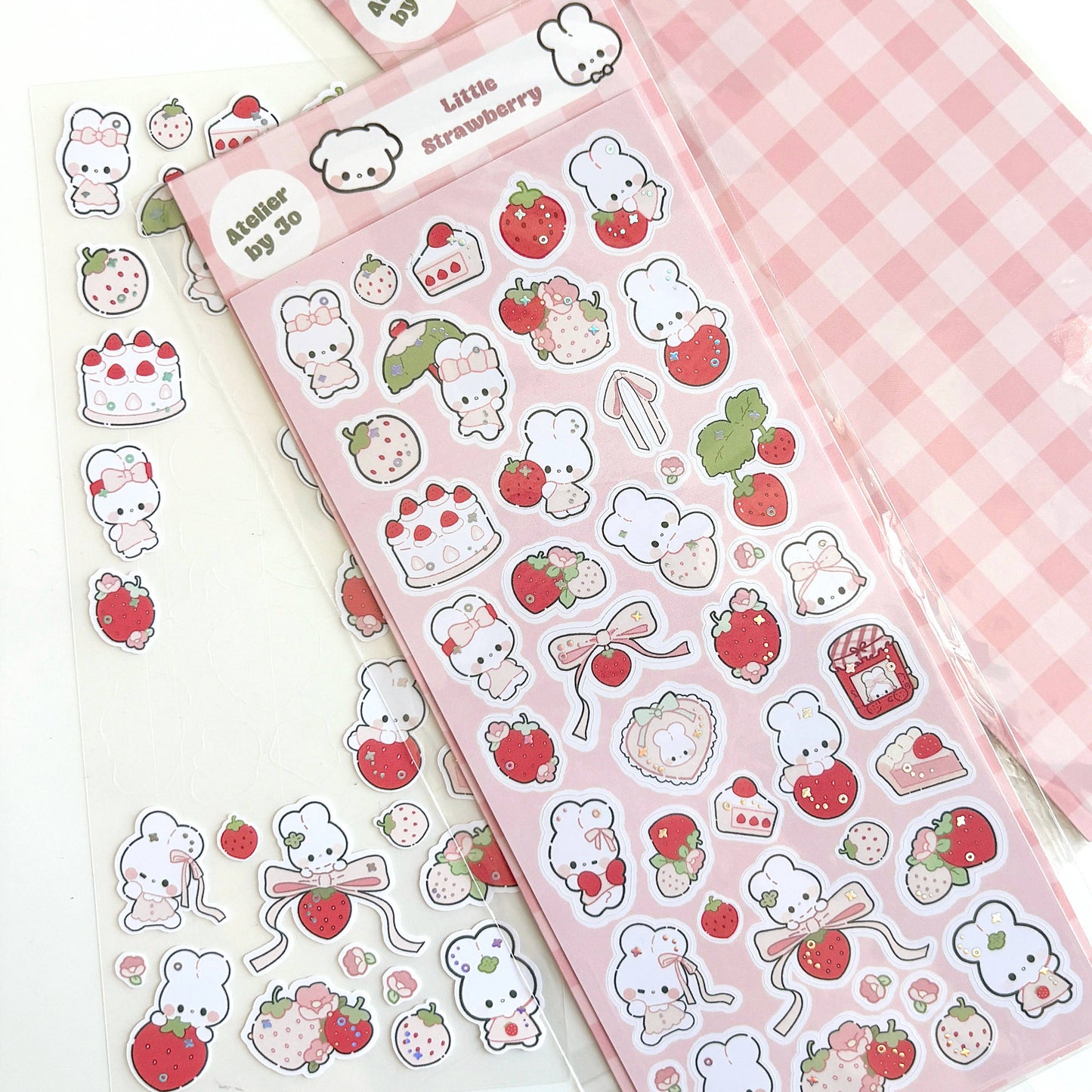 Atelier by Jo Little Strawberries Journaling Sticker Sheet