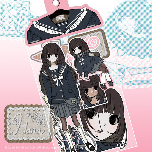 Domi World Hana Die-cut Sticker Set