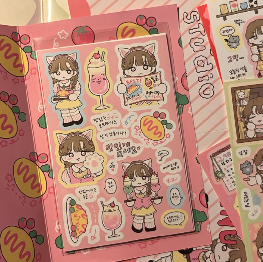 IO Studio Delicious Omelet Rice Seal Sticker