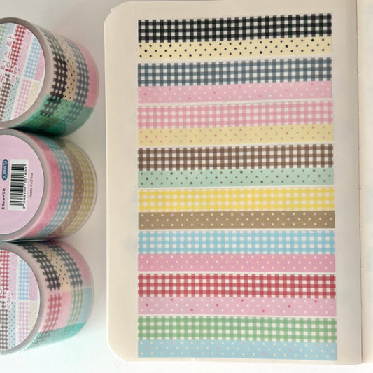 theglintof Check Shooting Star Die-Cut Tape