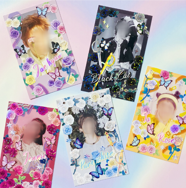 Shocking Pink Rose Versailles Roses Sticker [9 vars]