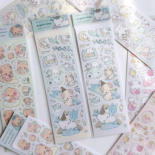 Atelier by Jo  Angelic Baby Deco Sticker Sheet