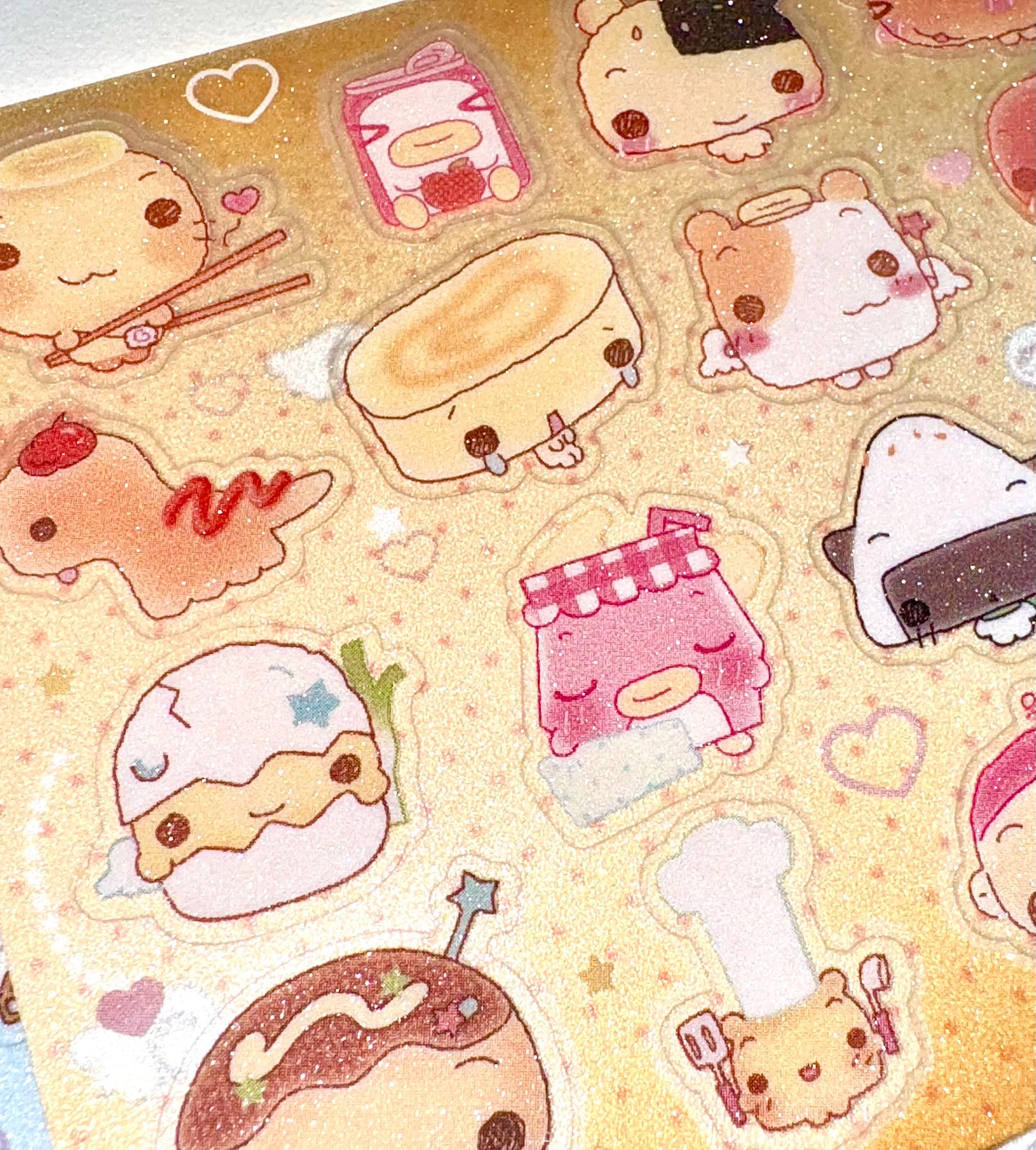 Happy Nyang Day Fried Food Sticker