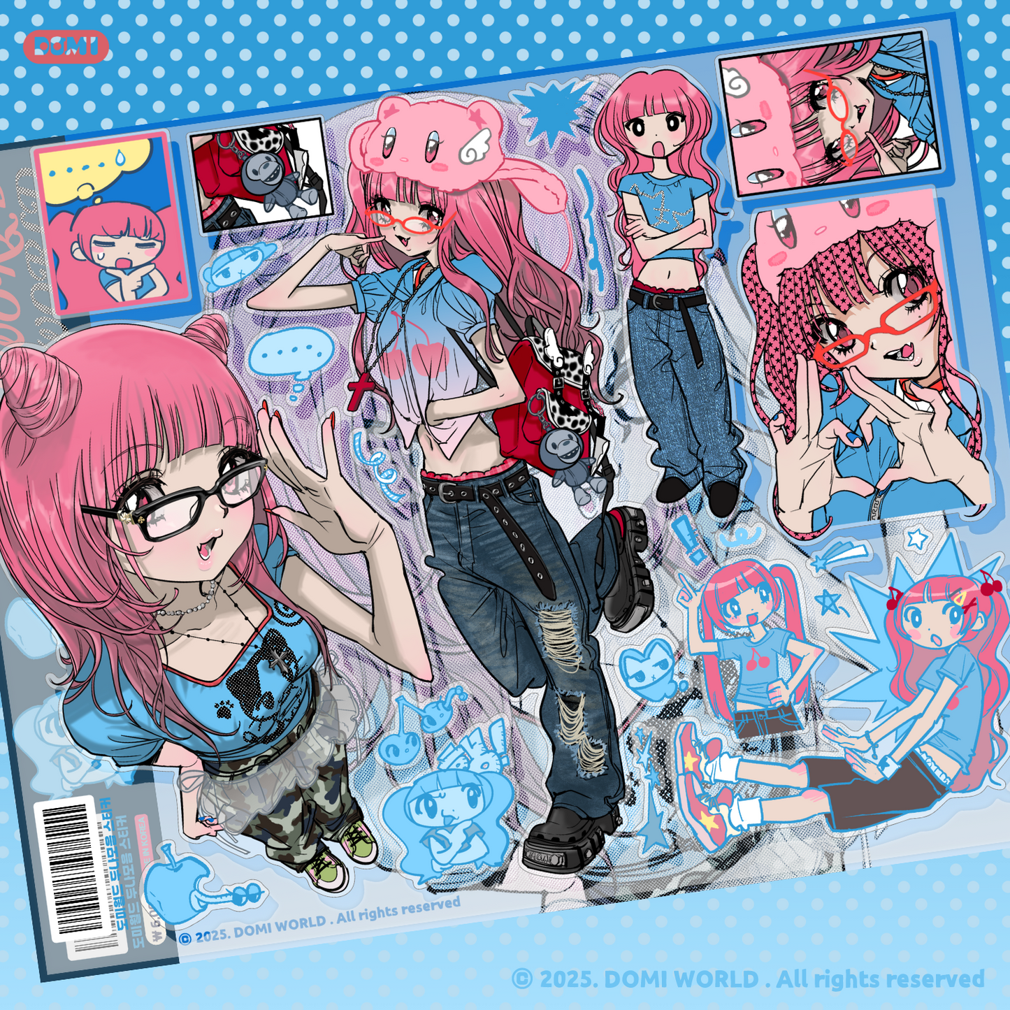 Domi World Duna Sticker