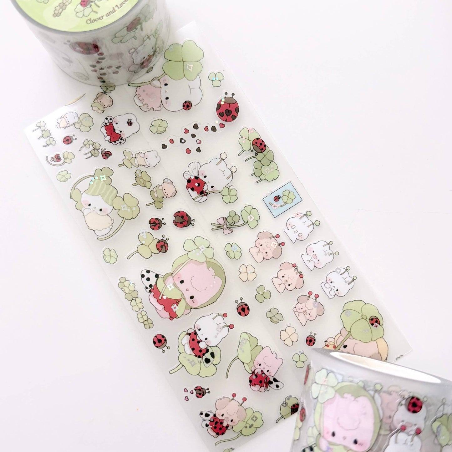 Atelier by Jo Ladybug Clover Sticker Roll Tape