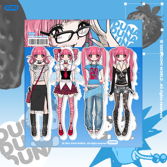 DOMI World Duna Four Outfit Sticker