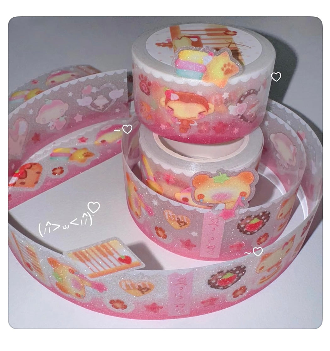 Happy Nyang Day Love Cookie Kiss-Cut Tape