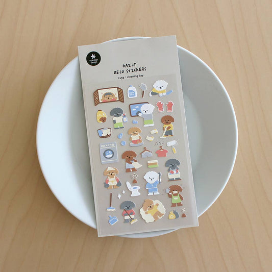 suatelier Cleaning Day sticker
