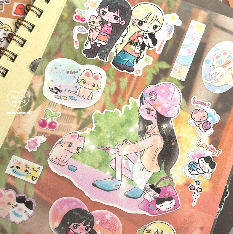 Nanasmood Crush On You Seal Sticker