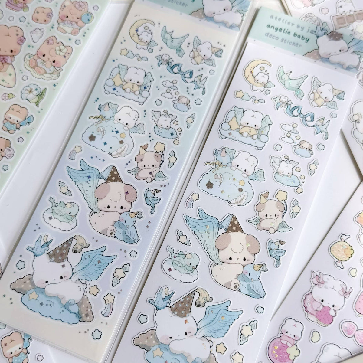 Atelier by Jo  Angelic Baby Deco Sticker Sheet