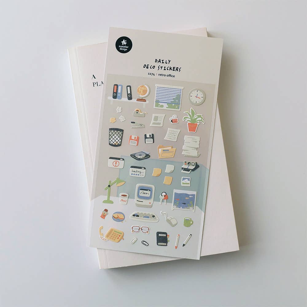 suatelier Retro office sticker