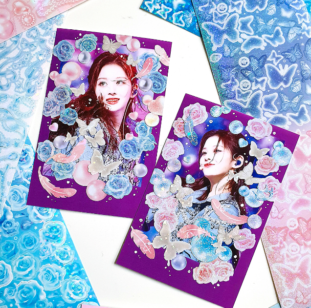 Ppan.jj Blue Butterflies Sticker