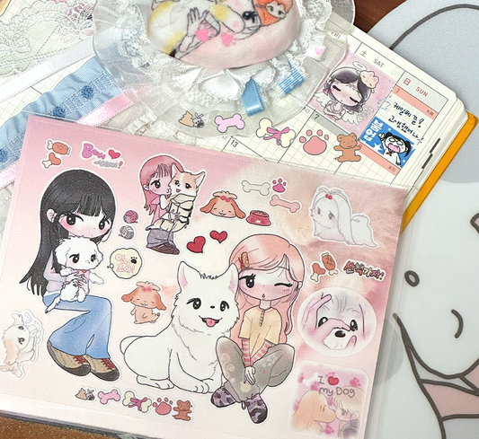 Nanasmood Happy Dog Sticker