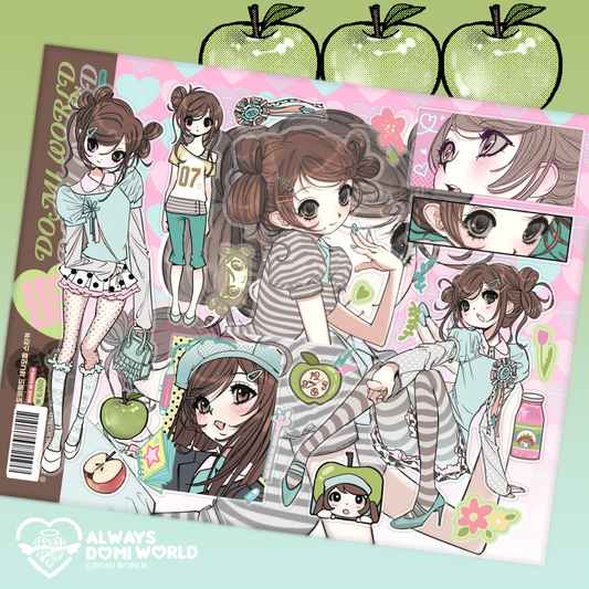 DOMI World Mint Apple Sena Collection Sticker