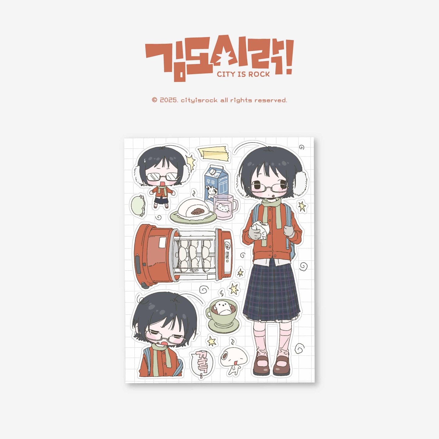 Cityisrock Winter Bun Sticker