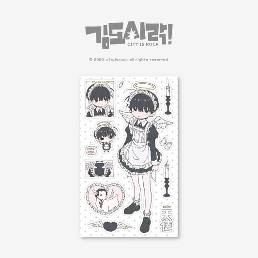Cityisrock Angel Maid Sticker