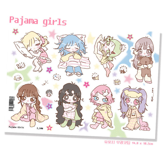 Jalsara Pajama Girls Sticker