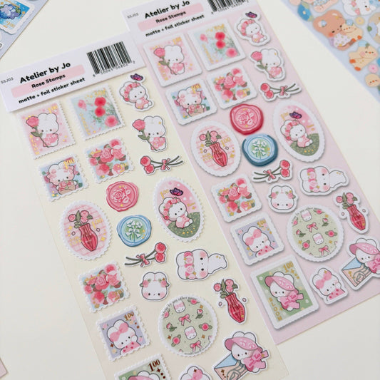 Atelier By Jo Rose Stamps Sticker Sheet