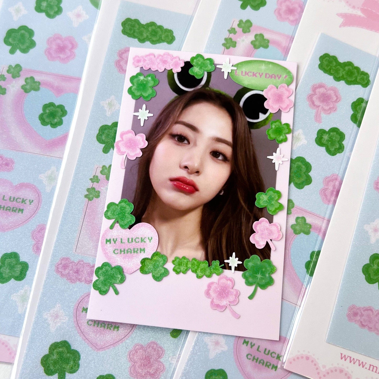 Mins Studio Lucky Clover Deco Sticker