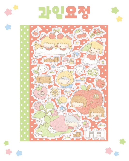 Cotton Danchoo Fruit Bunch Sticker