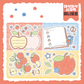Cotton Danchoo Crunchy Apple Sticker Set