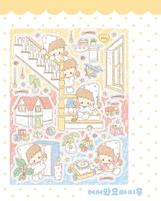 Cotton Danchoo  Welcome Home Sticker