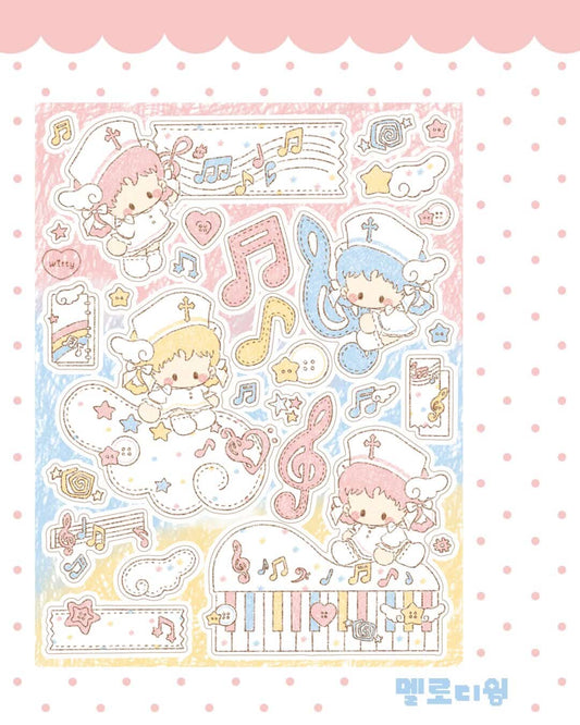 Cotton Danchoo Patchwork Angel Sticker