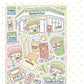 Cotton Danchoo Japanese Convenience Store Sticker Set