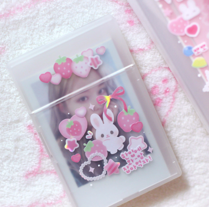 Angora Lora Heart Fruit Sticker [3 vars]