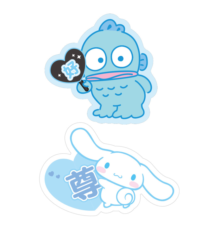 T'S Factory-  Hangyodon and Cinnamoroll Sanrio Sticker Sheet