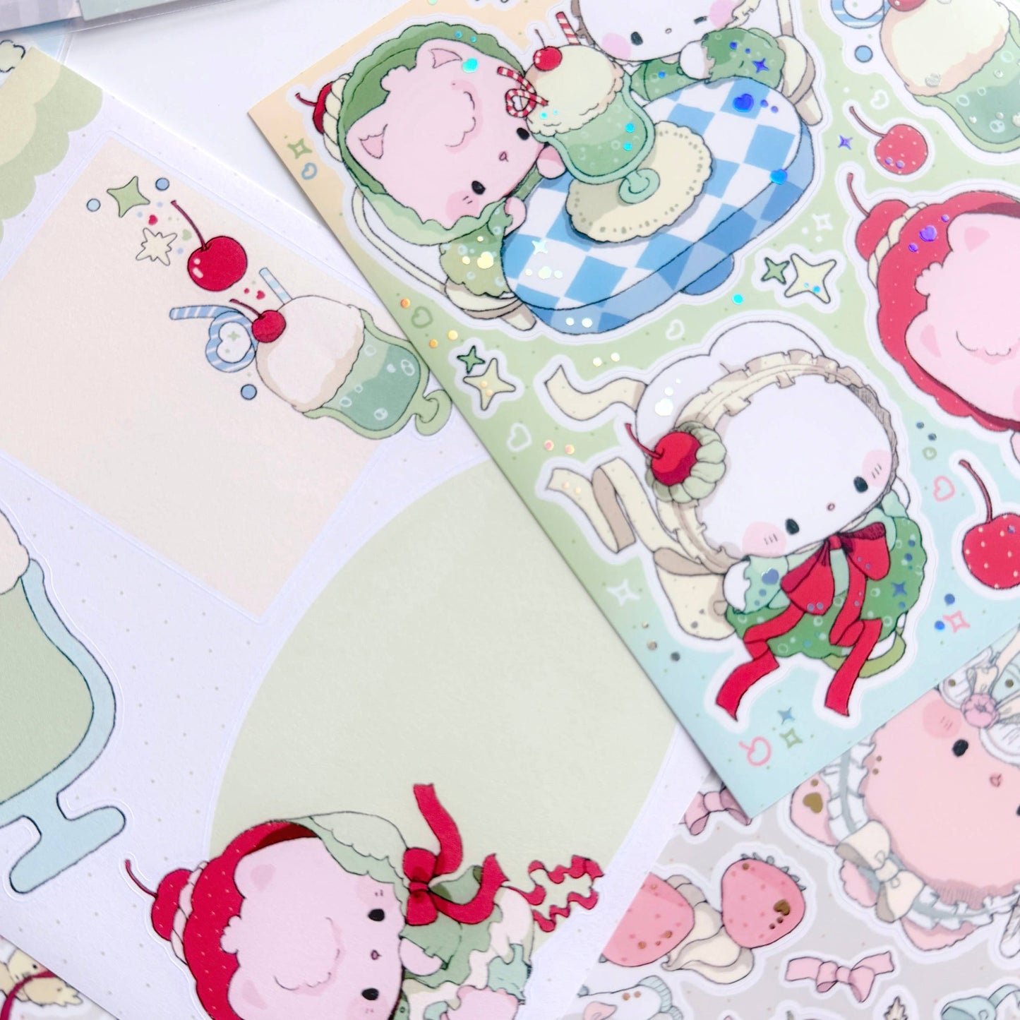 Atelier by Jo Melon Soda: Large Illustrative Sticker Sheet