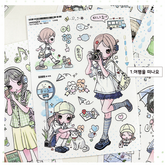 imtokki Lets go on a trip! Sticker