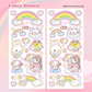 Pink Rue Fancy Sticker (3 vars)