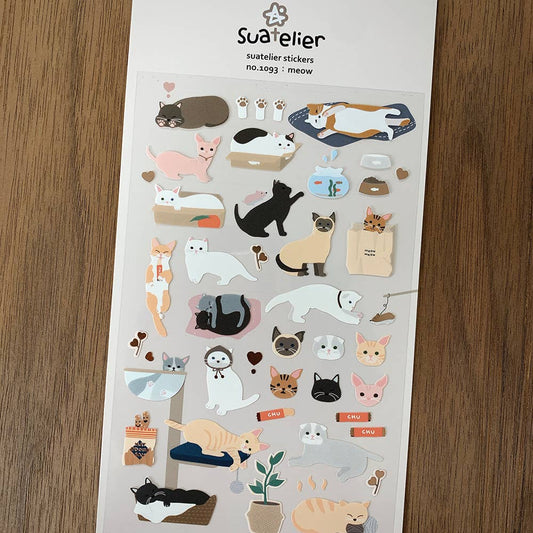 suatelier Meow sticker